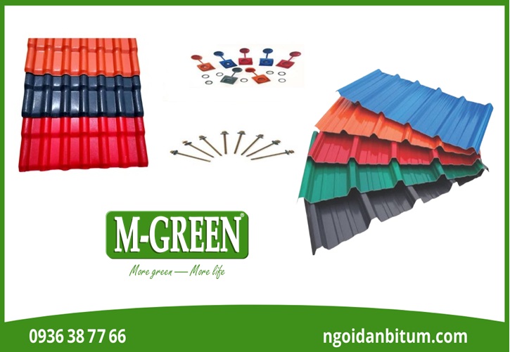 M-GREEN sản xuất tôn nhựa PVC ASA